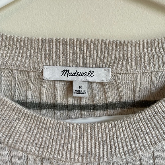 Madewell | donegal lawson crop pullover sweater in stripe donegal lighthouse - Picture 5 of 5